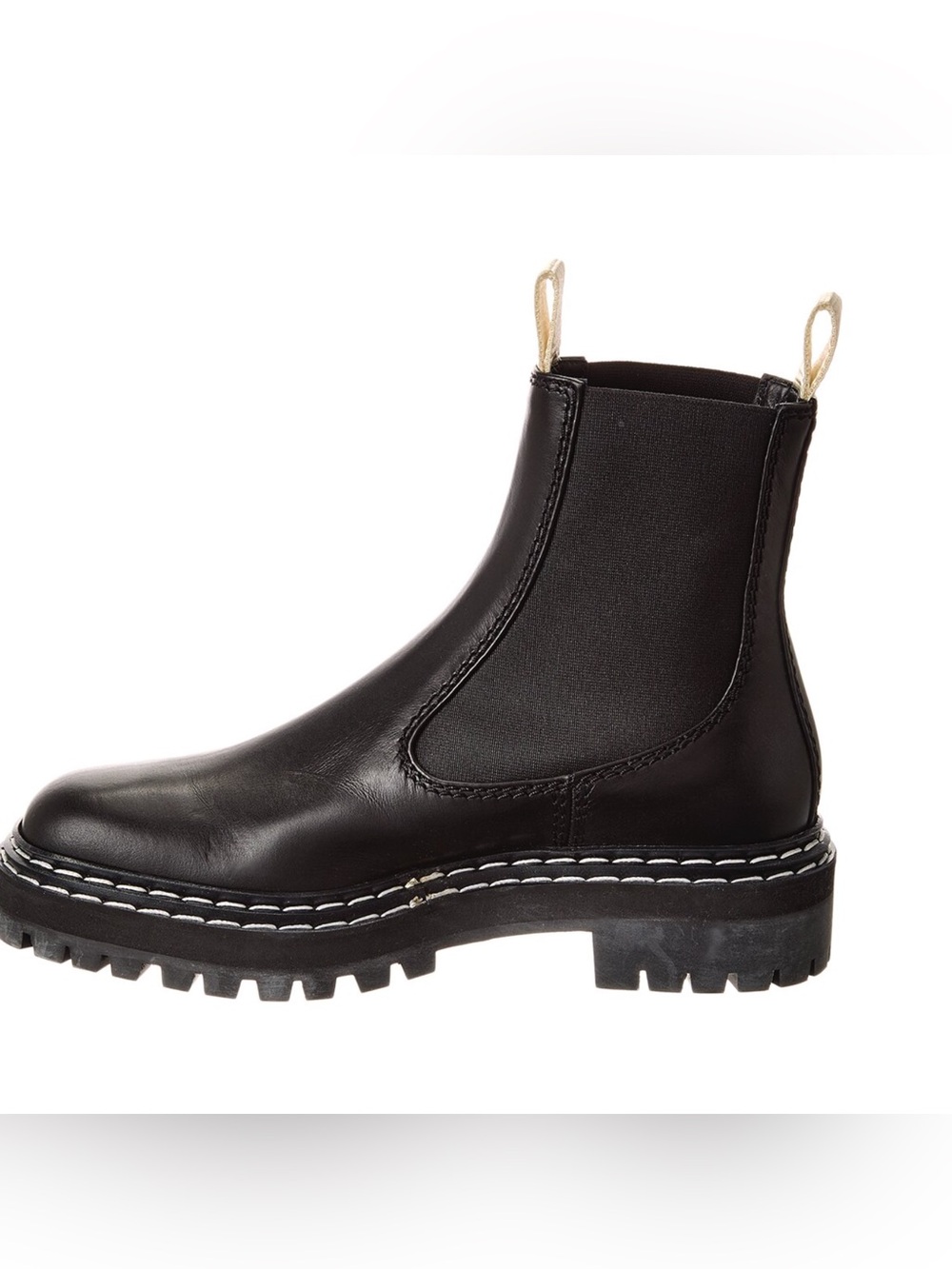 Proenza Shouler Black Chelsea Lug Sole Boot